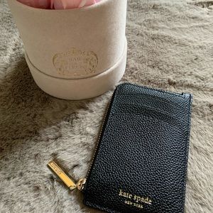 Kate Spade brand new leather card and key pouch
